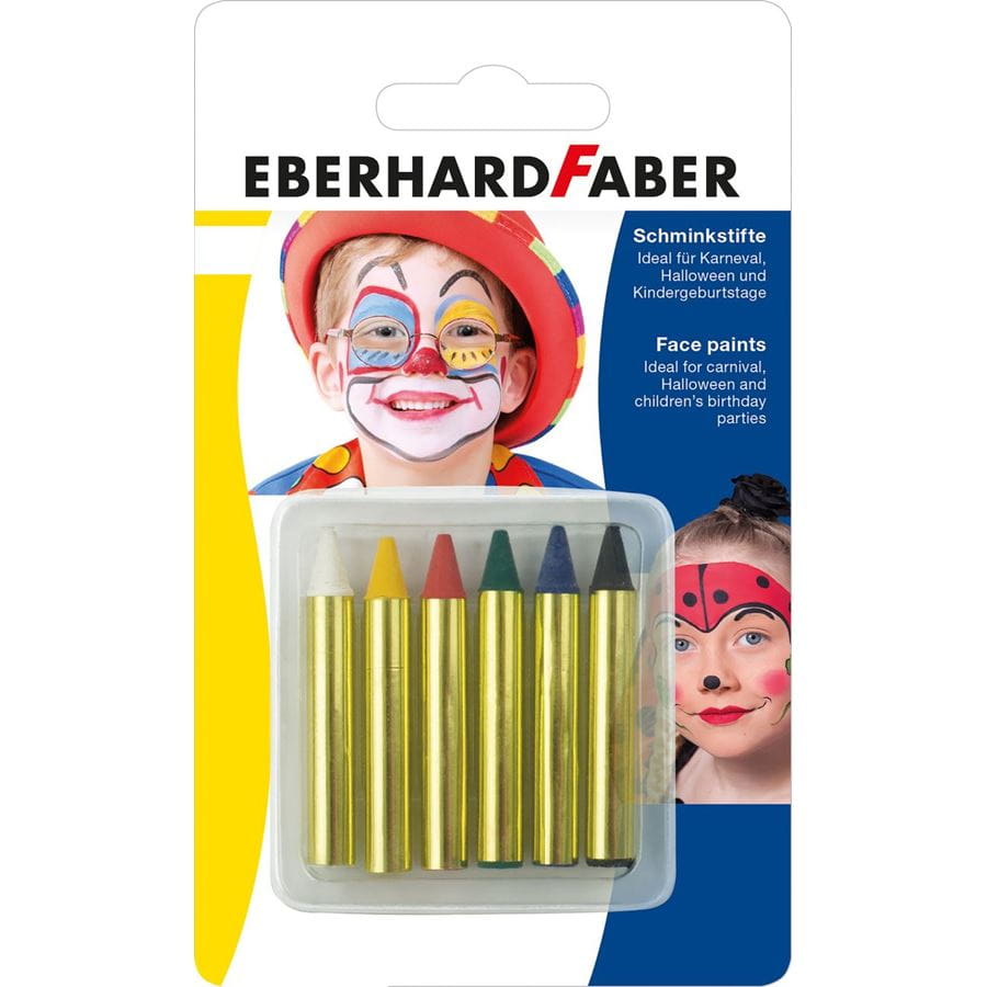 Eberhard-Faber - 6 Face-painting pencils short