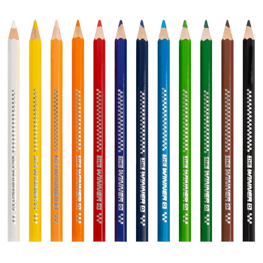 Eberhard-Faber - THE Winner coloured pencil box of 12