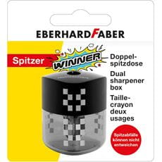 Eberhard-Faber - Winner double hole sharpener black, blister