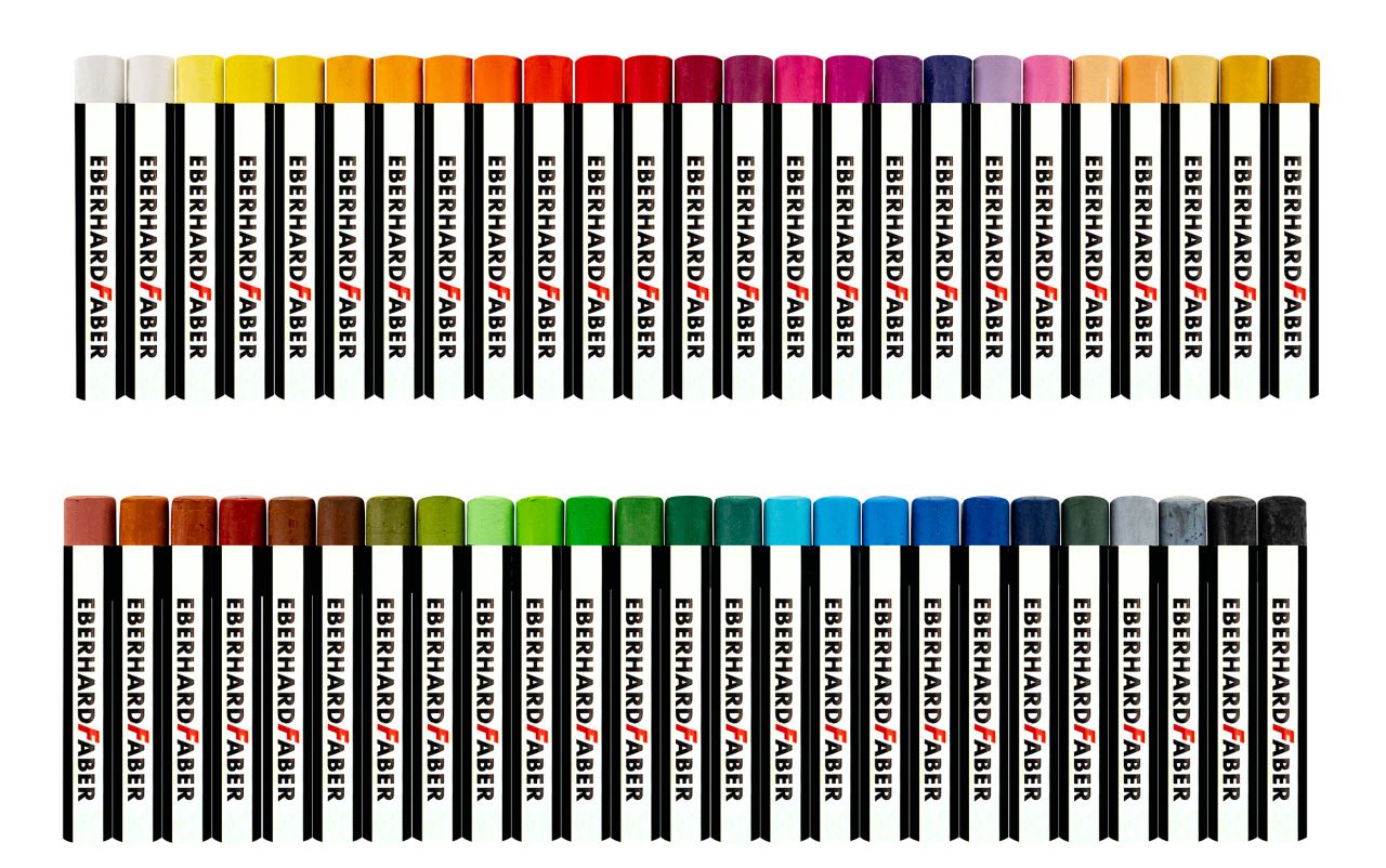 Eberhard-Faber - Artist Color Oil Pastels, cardbox of 50 colours