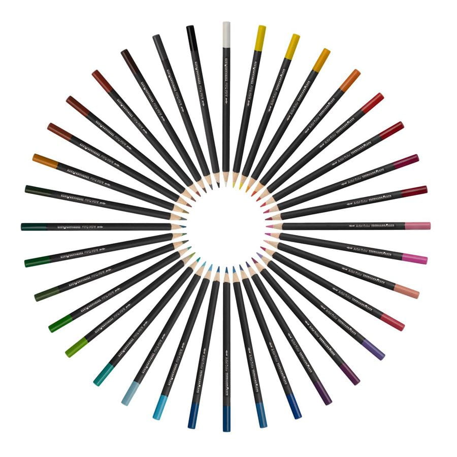 Eberhard-Faber - Artist Color watercoloured pencil round tin of 36