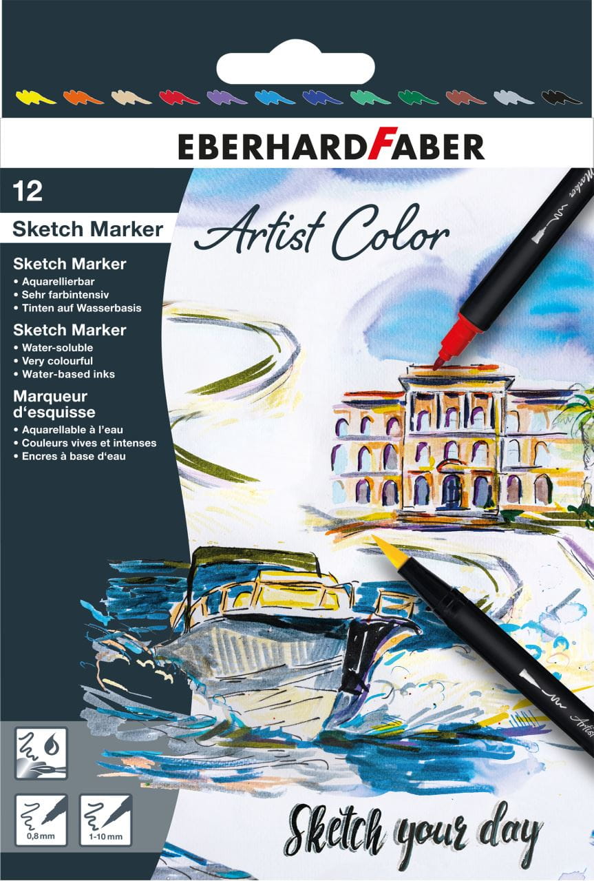 Eberhard-Faber - Sketch Marker Artist Color 12 pcs