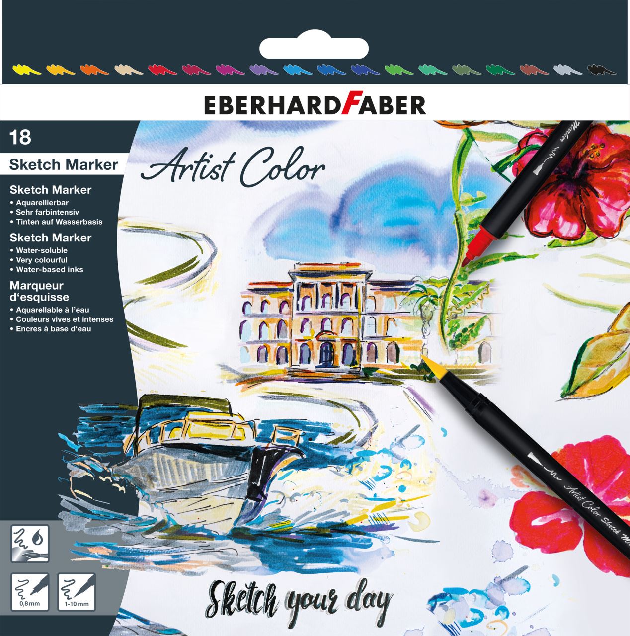 Eberhard-Faber - Sketch Marker Artist Color 18 pcs