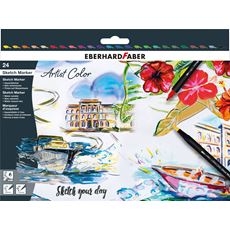 Eberhard-Faber - Artist Color Sketch Marker, cardboard box of 24 colours