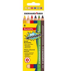 Eberhard-Faber - BIG Winner coloured pencil cardbox of 6