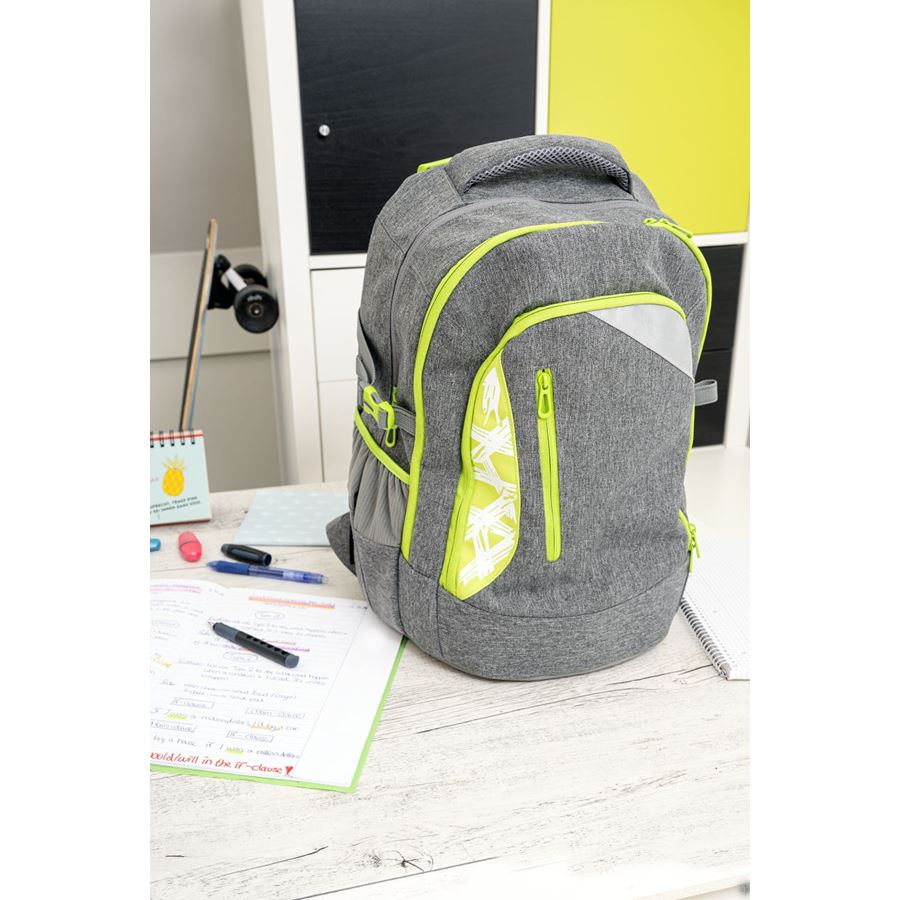 Eberhard-Faber - School backpack X-Style green