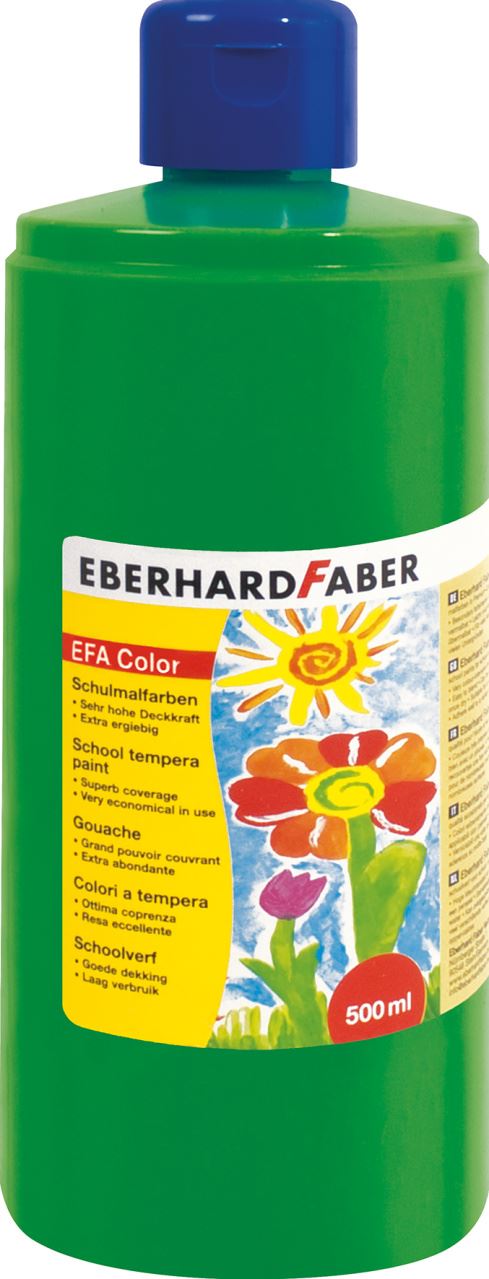 Eberhard-Faber - EFA Color Tempera 500 ml bottle, permanent green