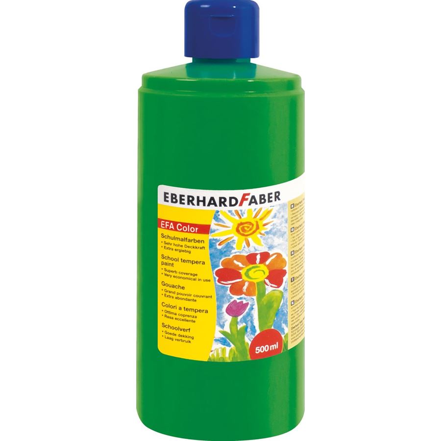 Eberhard-Faber - EFA Color Tempera 500 ml bottle, permanent green