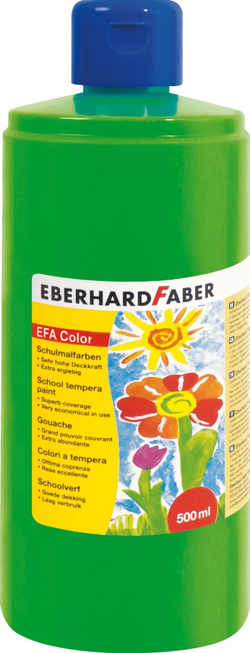 Eberhard-Faber - EFA Color Tempera 500 ml bottle, leaf green