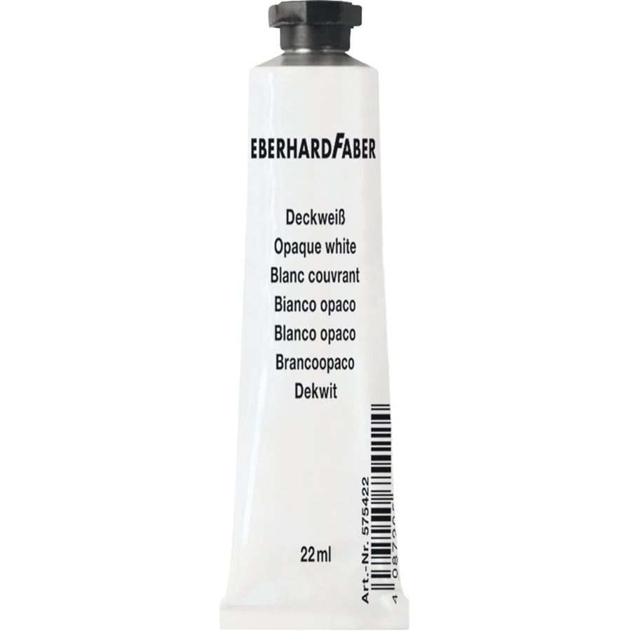 Eberhard-Faber - EFA Color opaque white tube 22 ml