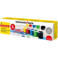 Eberhard-Faber - EFA Color school tempera 25 ml, set of 6 colours