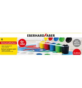 Eberhard-Faber - EFA Color school tempera 25 ml, set of 6 colours