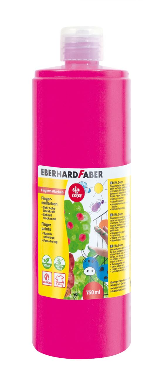 Eberhard-Faber - EFA Color Finger paints 750 ml, light magenta