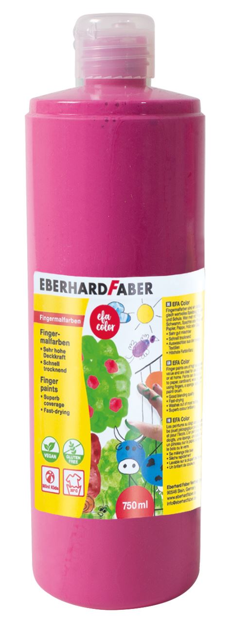 Eberhard-Faber - EFA Color Finger paints 750 ml, manganese violet