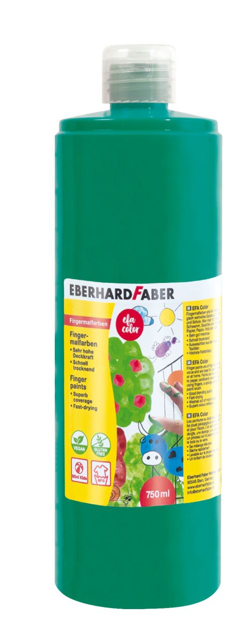 Eberhard-Faber - EFA Color Finger paints 750 ml, deep cobalt green