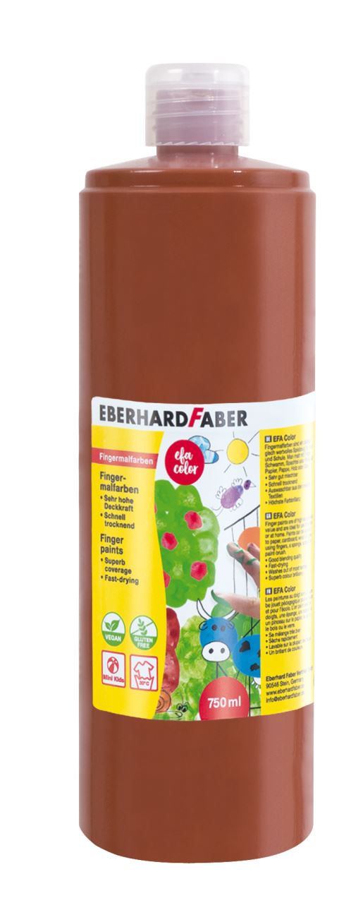 Eberhard-Faber - EFA Color Finger paints 750 ml, sanguine