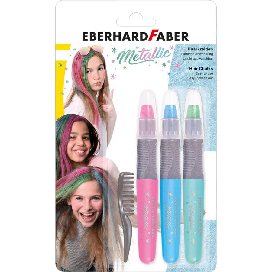 Eberhard-Faber - Crayon for haircolor set Metallic
