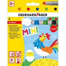Eberhard-Faber - Gel crayons basic cardboard box of 6