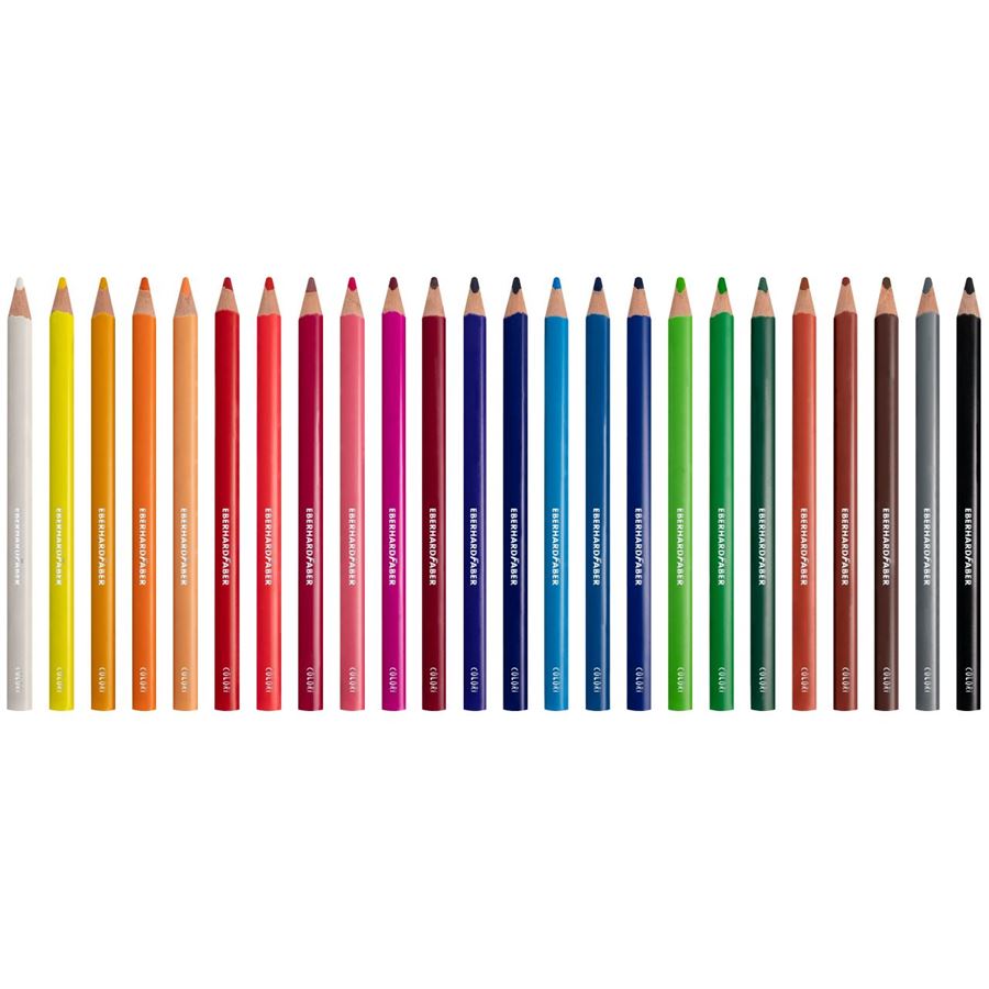 Eberhard-Faber - Colori Colour pencils Jumbo cardboard box of 24