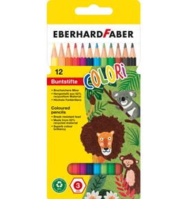 Eberhard-Faber - Colori coloured pencil hexagonal cardboard box of 12