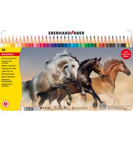 Eberhard-Faber - Coloured pencil hexagonal tin of 36
