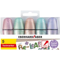 Eberhard-Faber - Highlighter mini glitter pastel box of 5