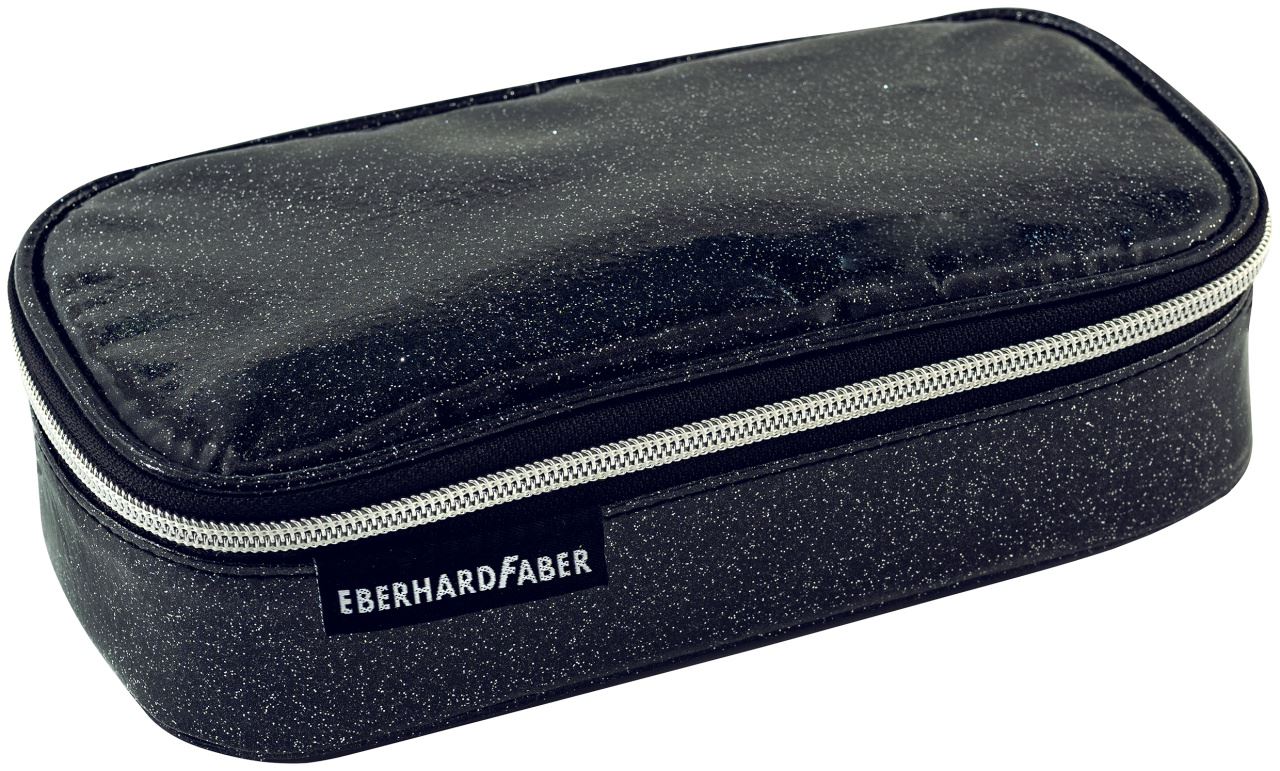 Eberhard-Faber - Jumbo pencil case glitter anthra. empty