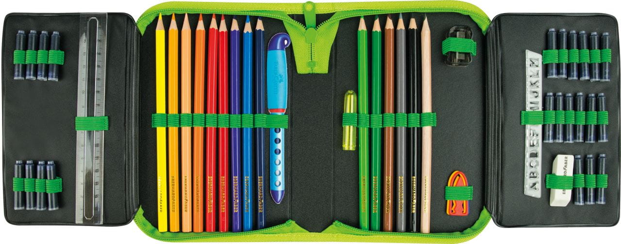 Eberhard-Faber - Pencil case filled with 50 items