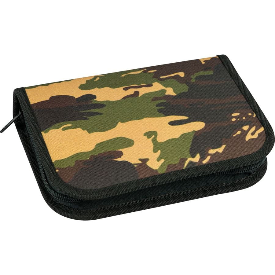 Eberhard-Faber - Pencil case Camouflage, filled with 32 items