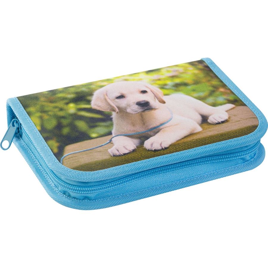 Eberhard-Faber - Pencil case dog filled with 42 items