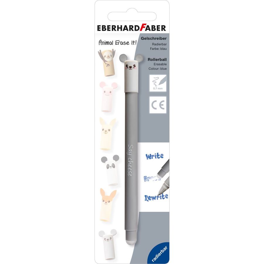 Eberhard-Faber - Gel roller Erase it! erasable BC assort.
