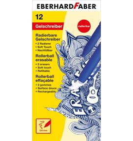 Eberhard-Faber - Erase it! Gel roller erasable, blue