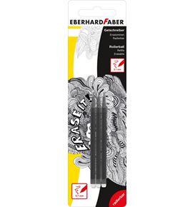 Eberhard-Faber - Erase it! Refill gel roller erasable black, set of 3