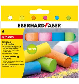 Eberhard-Faber - Neon street marking crayons 6 pcs.