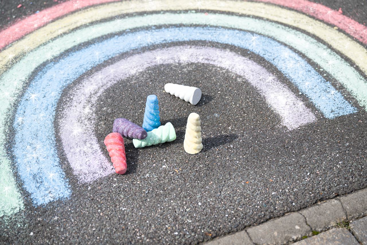 Eberhard-Faber - Unicorn street marking crayons 6 pcs.