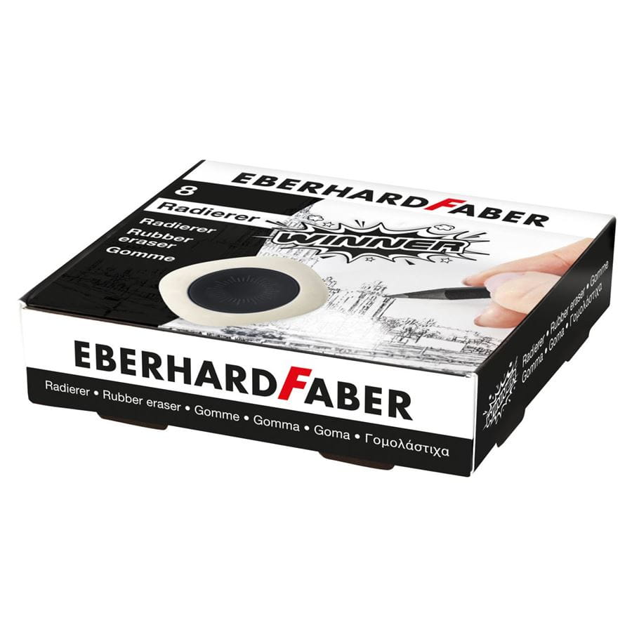 Eberhard-Faber - Eraser Winner black-white
